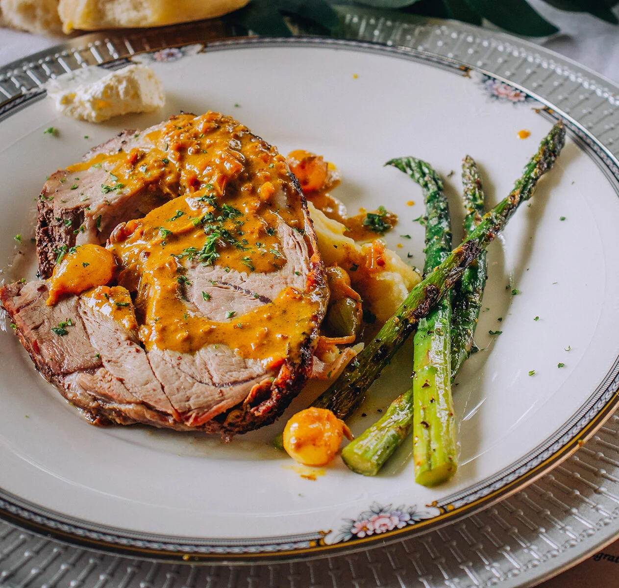 Creole Soul catering entrée prepared by Chef TJay