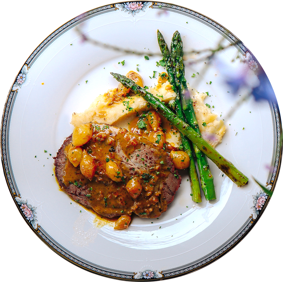 Chef TJay signature plated dish